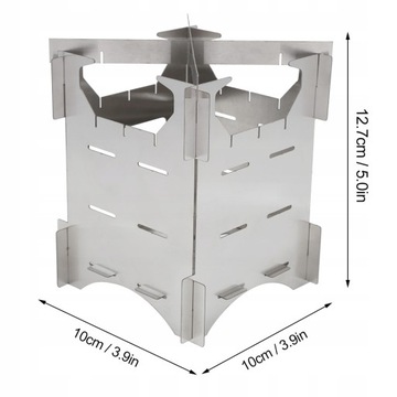 ТИТАНОВАЯ ПОРТАТИВНАЯ ДРОВЯНАЯ ПЕЧЬ СНИЖЕ