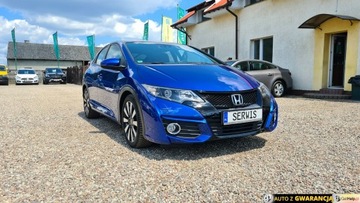 Honda Civic IX Hatchback 5d 1.6 i-DTEC 120KM 2015 Honda Civic SPORT kamera, asystent pasa