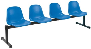 Пластиковый стул для зала ожидания BETA CR BLUE