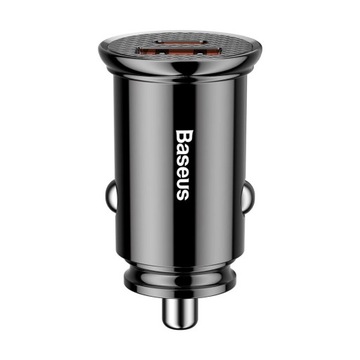 Baseus Circular PPS inteligentna ładowarka samochodowa z portami USB Quick