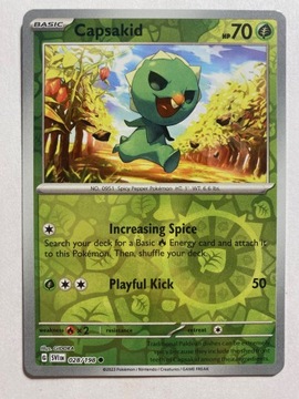 Scarlet & Violet reverse 028/198 Capsakid