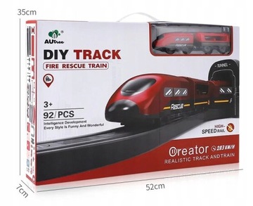 Kolejka elektryczna Autree DIY Track Fire Rescue