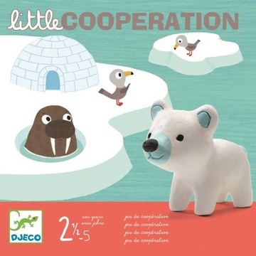 Gra Little Cooperation Zwierzaki na Arktyce DJECO