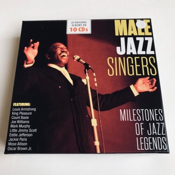 Male Jazz Singers: Milestones Of Jazz Legends 10CD