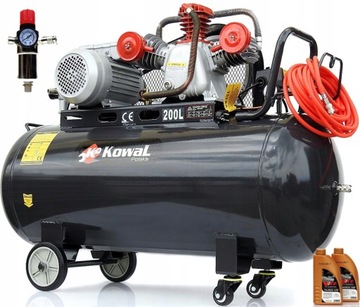 KOMPRESOR olejowy 200L 230v pompa powietrza 14 Bar