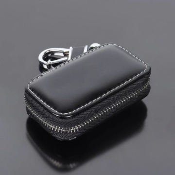 Красивый чехол - кольцо для ключей MINI COOPER из натуральной кожи