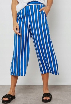 A185 Spodnie w paski Kuloty MANGO XL