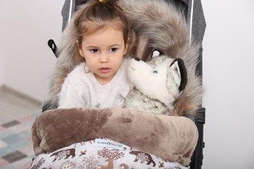 СПАЛЬНЫЙ МЕШОК BABYMAM ДЛЯ ЗИМНЕЙ САНКИ КОЛЯСКИ MAXI 114см