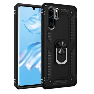 ETUI PANCERNE RING CASE DO HUAWEI P30 PRO + FOLIA