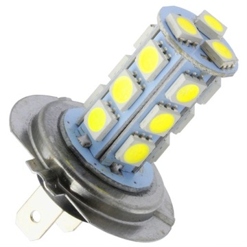 ŻARÓWKA H7 LED 18xSMD 5050 DZIENNE BIAŁA 5W DRL