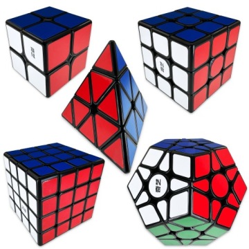 Sada Kostek 2X2 3X3 4X4 Pyramida Megaminx QiYi Originální Kostka