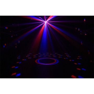 Прожектор со световым эффектом DMX 5W 1 с WASH, UV, LASER R+G, STROBO и ASTRO