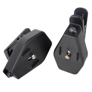 Lampka do czytania, okulary, klips na latarkę LED, 2 szt