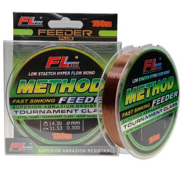 Żyłka szybko tonąca Method Feeder 0,30mm wyczynowa
