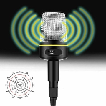 Подкаст для записи звука с помощью микрофона Gazechimp 3,5 мм