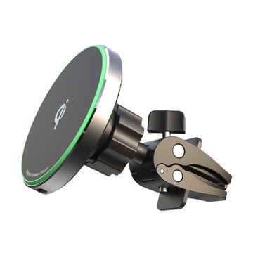 Держатель + Магнитное автомобильное зарядное устройство Индукционное