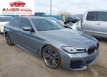 BMW Seria 5 G90-91 2023 BMW Seria 5 2023r., M550I, od ubezpieczalni 4.4 Benzyna 523KM