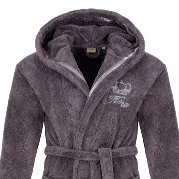 ХАЛАТ ТЕПЛЫЙ МУЖСКОЙ ПЛОТНЫЙ С КАПЮШОНОМ XXL 550