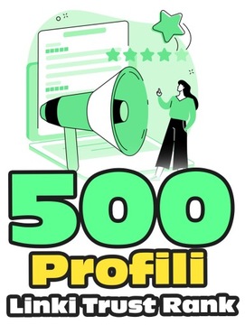 500 Profile TRUST RANK COM - Linki SEO
