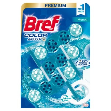 Bref Color Ative Zawieszka do WC Morski 3x50g