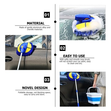 Auto Mop Автомобильная щетка из микрофибры для уборки.
