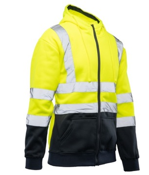 BLUZA Robocza ODBLASKOWA z Kapturem Seven Kings BRIXTON FLASH r. 3XL