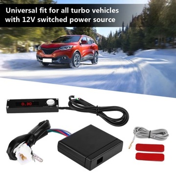 12V samochodowy uniwersalny wyświetlacz LED cyfrowy Turbo Timer urządzenie