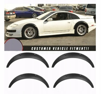 Универсальные расширители колесных арок ABS +4 см.