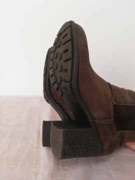Buty botki skórzane Clarks UK 5 r. 38 , wkł 25 cm