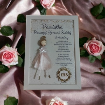 Сувенир Первого Причастия, Ангелочек в подарок от крестной матери.