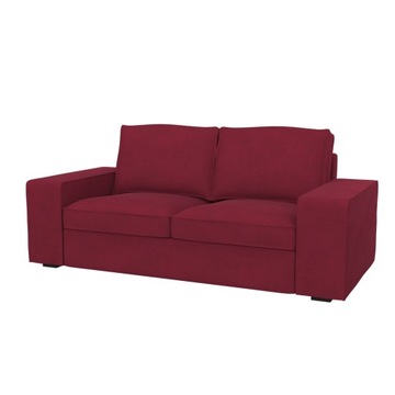 KIVIK Pokrycie sofy 2-os, Velvet Wine Red