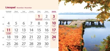 Календарь настольный 2024 стоячий ФОТО 24 х 11см ПЕЙЗАЖ