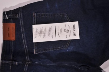 ONLY&SONS spodnie BLUE jeans WEAVE _ W32 L34