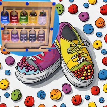 МАГНИТНАЯ ДОСКА МОЗАИКА ОБРАЗОВАТЕЛЬНАЯ ДЕРЕВЯННАЯ ПАЗЛ МОЗАИКА МОНТЕССОРИ