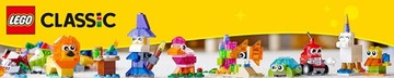 KLOCKI LEGO CLASSIC CREATIVE POTWORY 140 ELEMENTÓW