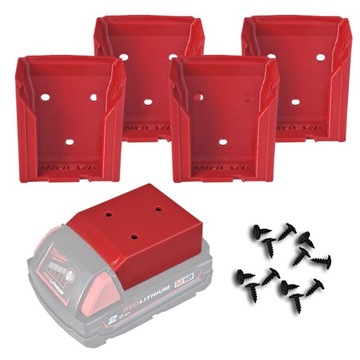UCHWYT na baterie Akumulator MILWAUKEE M18 4x
