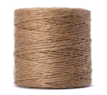 SZNUREK JUTOWY OZDOBNY NATURALNY PAKOWY GRUBY 2mm 1kg 500m