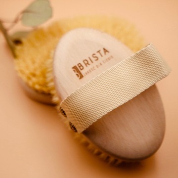 BRISTA Szczotka do masażu ciała z włosiem z Agawy