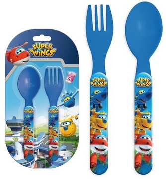 SUPER WINGS PLASTIK SZTUĆCE WIDELEC ŁYŻKA F554