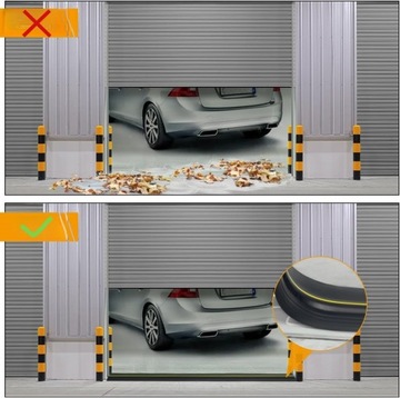 ГАРАЖНАЯ РЕЗИНОВАЯ ПРОКЛАДКА, ШИРОКИЙ ПОРОГ ДЛЯ ИЗОЛЯЦИИ ГАРАЖНЫХ ВОРОТ 3 МЕТРА