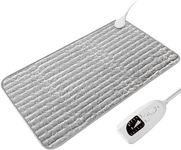 PODKŁADKA ELEKTRYCZNA MATA 6 POZIOMÓW GRZEWCZYCH 4 TIMERY 40x80 cm DUŻA