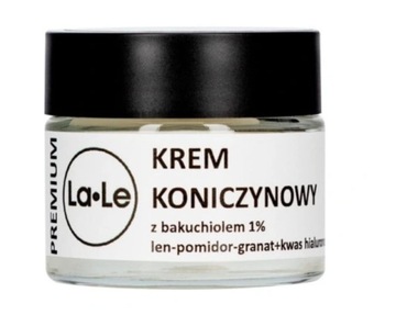 La-Le Krem z bakuchiolem 1% i biofermentem z aceroli- koniczynowy