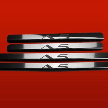 AUDI A5 B8 PŘED FACELIFTEM SPORTBACK LIŠTA PRAHU ZAKONČENÉ LESK