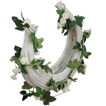 ФЛОРИСТИЧЕСКАЯ ОСНОВА ДЛЯ УКРАШЕНИЯ ПЛЕТЕННЫЙ КРЕСТ ЛУНА ДЛЯ ПЛАТЬЯ