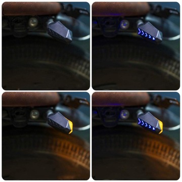 СВЕТОДИОДНЫЙ СИГНАЛ ПОВОРОТА ДЛЯ МОТОЦИКЛА QUADA ОРГАНИЗАЦИЯ ОРАНЖЕВЫЙ 12 СВЕТОДИОДОВ 2 ШТ.