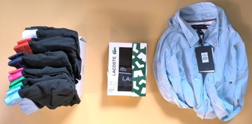KARTON BOX MIX ODZIEŻ MĘSKA | BOSS, CALVIN KLEIN, TOMMY HILFIGER 24 szt.