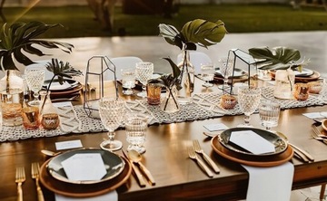 ЧЕРНО-ЗОЛОТОЕ СТОЛОВЫЕ ПРИБОРЫ Набор на 6 персон, 24 шт. СЕРИЯ СТОЛОВ + КОРОБКА