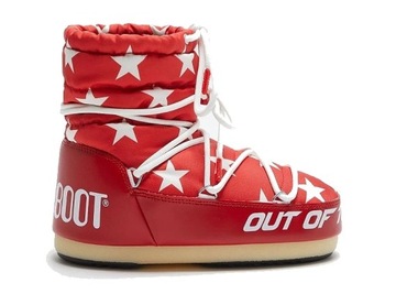 buty Tecnica Moon Boot Light Low Stars - Red/White