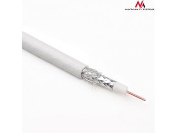 Спутниковый коаксиальный кабель 1.0CCS RG6 длиной 50м.