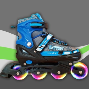 РОЛИКИ РЕГУЛИРУЕМЫЕ РОЛИКОВЫЕ КОНЬКИ Светящиеся светодиодные КОЛЕСА Резиновые колеса Размер 35-38